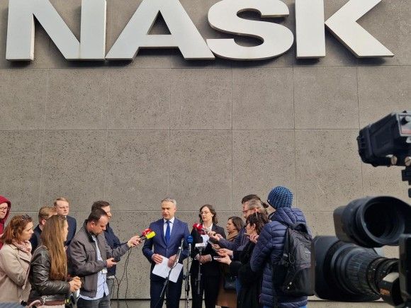 Konferencja ws. Centrum Przeciwdziałania Dezinformacji w NASK