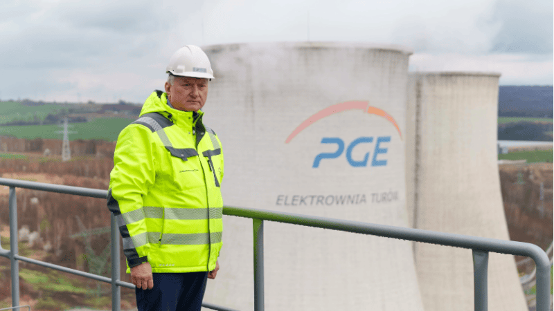 Prezes PGE Dariusz Marzec