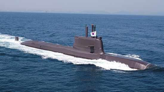 Koreański okręt podwodny typu KSS-III.