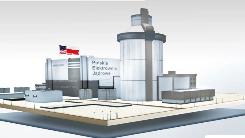 Wizualizacja pierwszej elektrowni jądrowej w Polsce