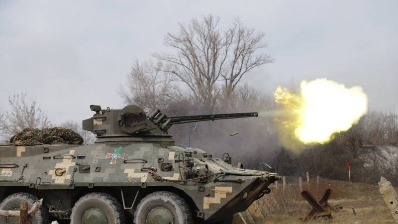 ukraina wojna wojsko inwazja rosja BTR-3