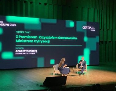 Wicepremier i minister cyfryzacji Krzysztof Gawkowski na konferencji Secure2024