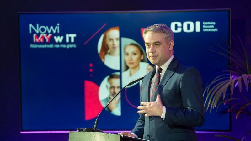 Krzysztof Gawkowski otworzył program „Nowi MY w IT: różnorodność nie ma granic"