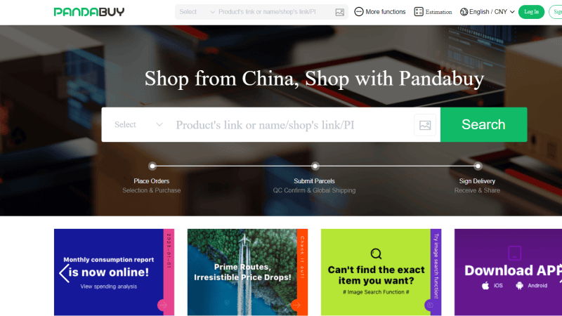 Pandabuy.com to serwis umożliwiający zakupy z Chin
