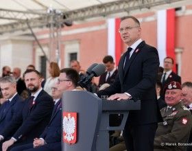 Prezydent Andrzej Duda na obchodach święta Konstytucji 3 Maja