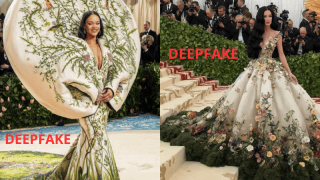 Deepfake'i z Katy Perry i Rihanną z Met Gali
