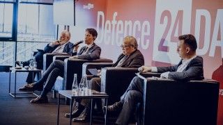 Uczestnicy panelu "Wyzwania Indopacyfiku a bezpieczeństwo międzynarodowe" podczas Defence24 Days 2024.