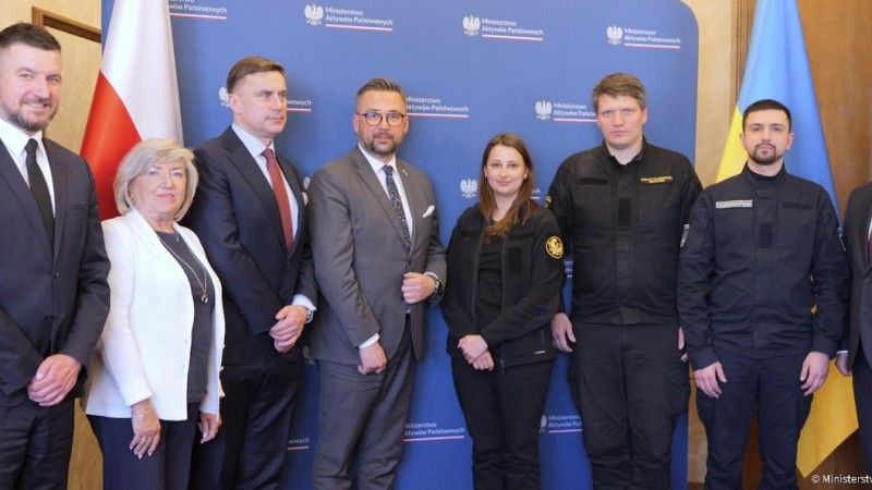 Wiceminister aktywów państwowych Marcin Kulasek spotkał się z ukraińską delegacją rządowo-przemysłową
