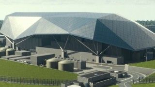 Wizualizacja bloku z małym, modułowym reaktorem jądrowym (SMR) od Rolls-Royce