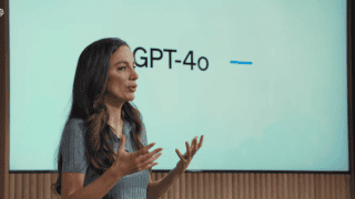 Mira Murati z OpenAI prezentuje GPT-4o