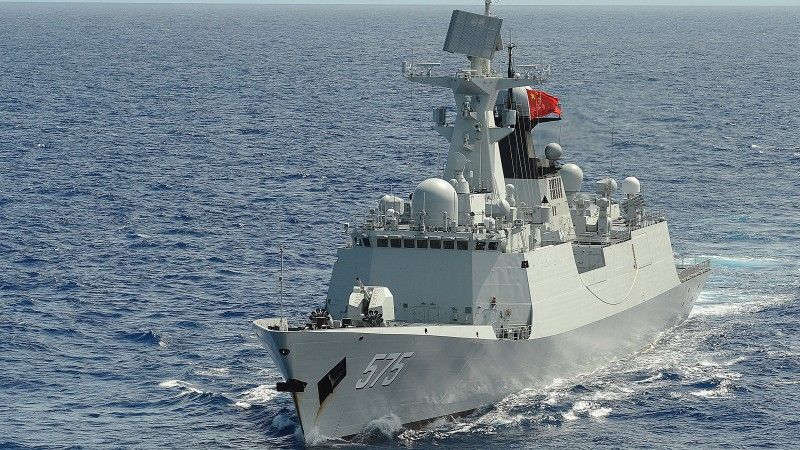 Chińska fregata typu 054A.