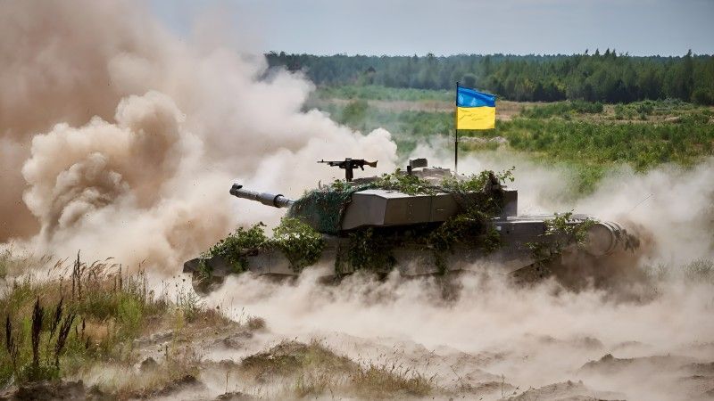 Ukraiński czołg podstawowy Challenger 2.