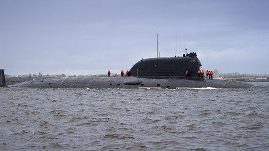 Atomowy okręt podwodny „Kazań” projektu 885M typu Jasień-M, który w przyszłym tygodniu przypłynie do Hawany