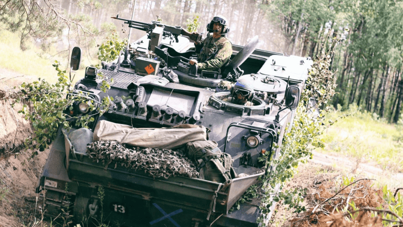 Litewski transporter opancerzone M113.