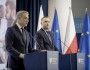 Wicepremier i minister cyfryzacji Krzysztof Gawkowski w czasie konferencji o "Klubach Rozwoju Cyfrowego"