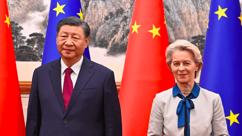 Xi Jinping i Ursula von der Leyen