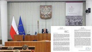 Pismo Google do Senatu