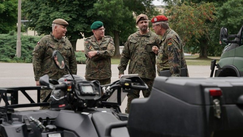 Wizyta Dowódcy Terytorialnej Bundeswehry w Dowództwie WOT