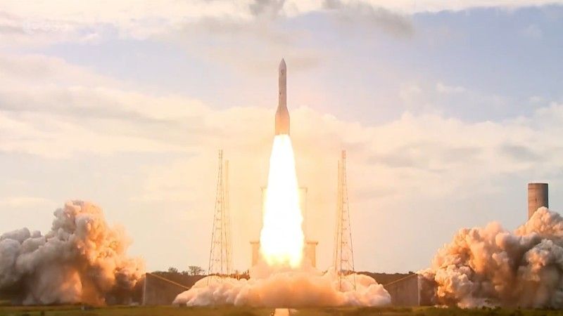 Start europejskiej rakiety Ariane 6.