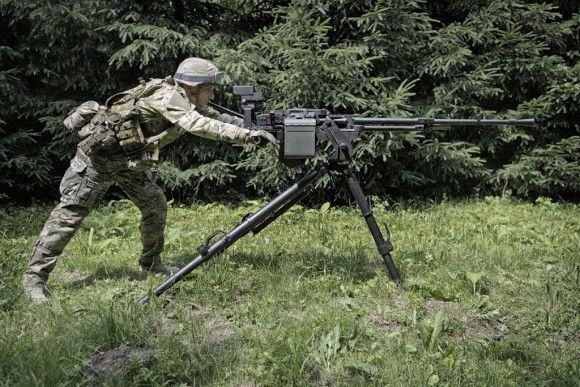 12,7mm wielkokalibrowy karabin maszynowy WKM-Bm.