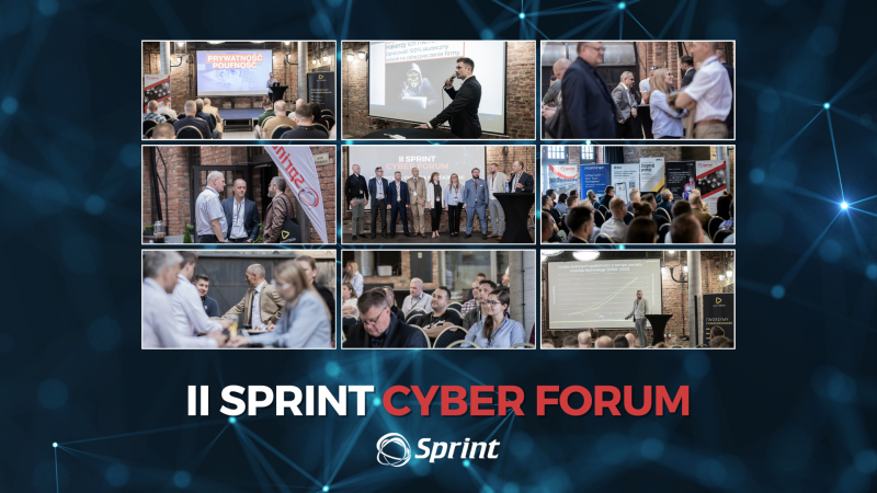 W Warszawie po raz kolejny odbyło się jedno z najważniejszych wydarzeń w dziedzinie cyberbezpieczeństwa w Polsce – II edycja Sprint Cyber Forum.
