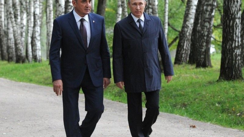 Władimir Putin i generał porucznik Aleksiej Diumin.