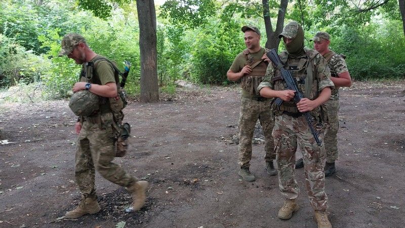 Żołnierze Sił Zbrojnych Ukrainy