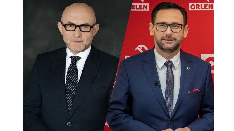 Obecny i poprzedni prezes Orlenu, od lewej: Ireneusz Fąfara i Daniel Obajtek