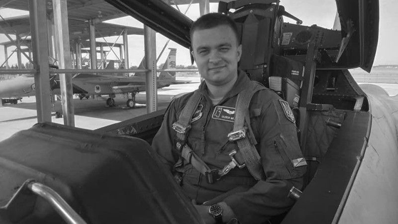 Oleksij Mes, Pilot, który zginął podczas katastrofy F-16