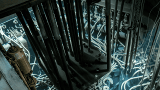 wnętrze reaktora Maria