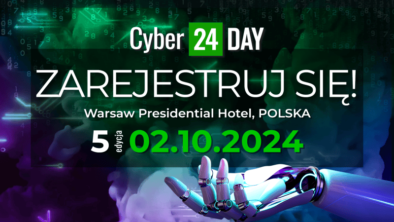 Już 2 października 2024 roku w Warsaw Presidential Hotel w Warszawie odbędzie się V edycja konferencji poświęconej cyfryzacji, cyberbezpieczeństwu i nowym technologiom.