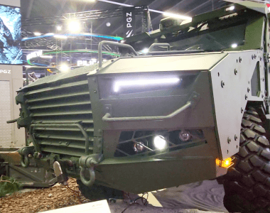 Wóz dowódczo-sztabowy HSW Heron (Tatra Defence Vehicle Tadeas) podczas MSPO 2024.