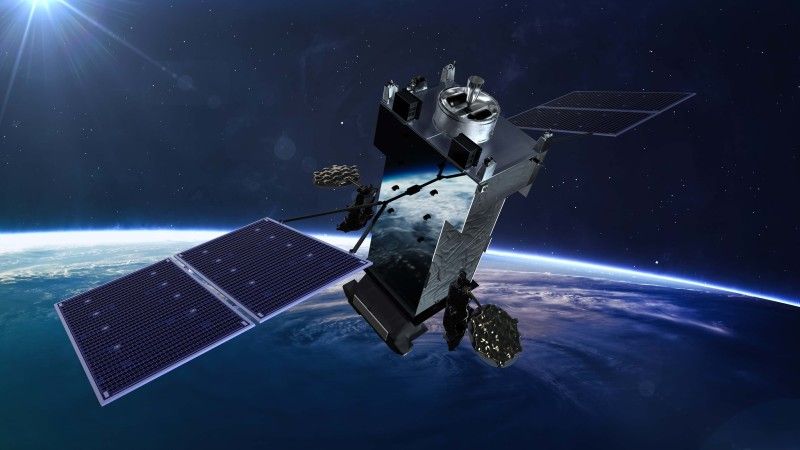 Wizualizacja satelity wczesnego ostrzegania w ramach program Next-Gen OPIR