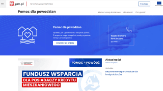 Pod adresem: gov.pl/powodz2024 uruchomiono specjalną stronę rządową z informacjami o powodzi
