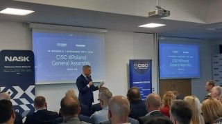 Minister Cyfryzacji Krzysztof Gawkowski podczas wystąpienia