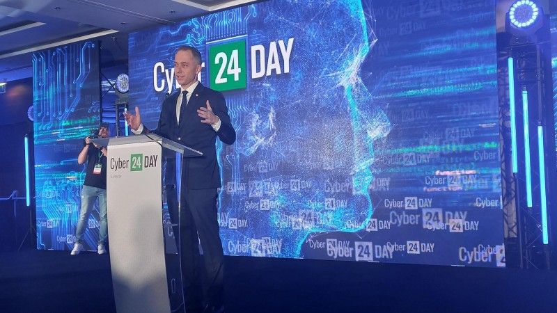 Cezary Tomczyk, Sekretarz Stanu w Ministerstwie Obrony Narodowej w czasie konferencji Cyber24 Day