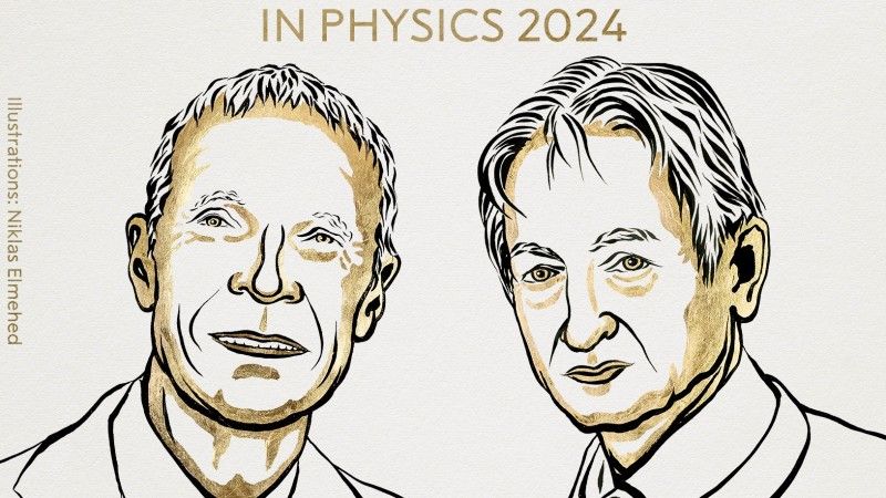 Tegoroczni laureaci Nagrody Nobla z fizyki: John Hopfield i Geoffrey Hinton