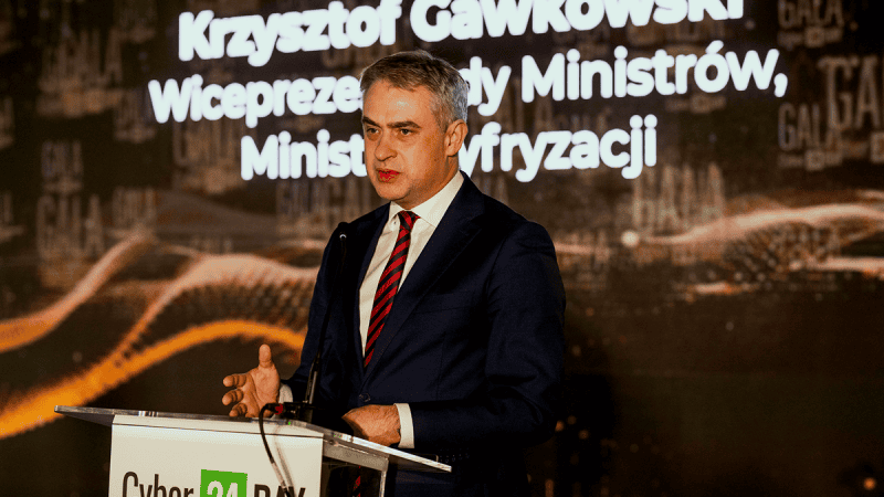 Gościem honorowym gali był wicepremier i minister cyfryzacji Krzysztof Gawkowski