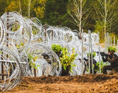 ćwiczenia, poligon, Tarcza Wschód, wojsko polskie, zasieki