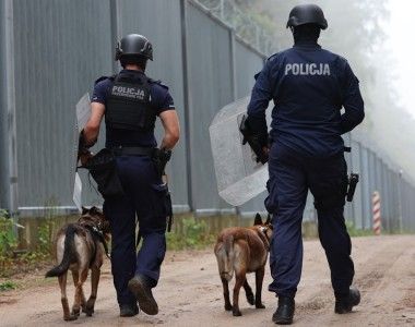 polska Białoruś granica uchodźcy imigranci policja