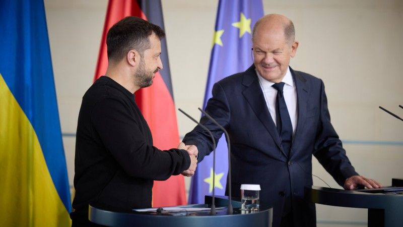 niemcy ukraina Zełenski Scholz