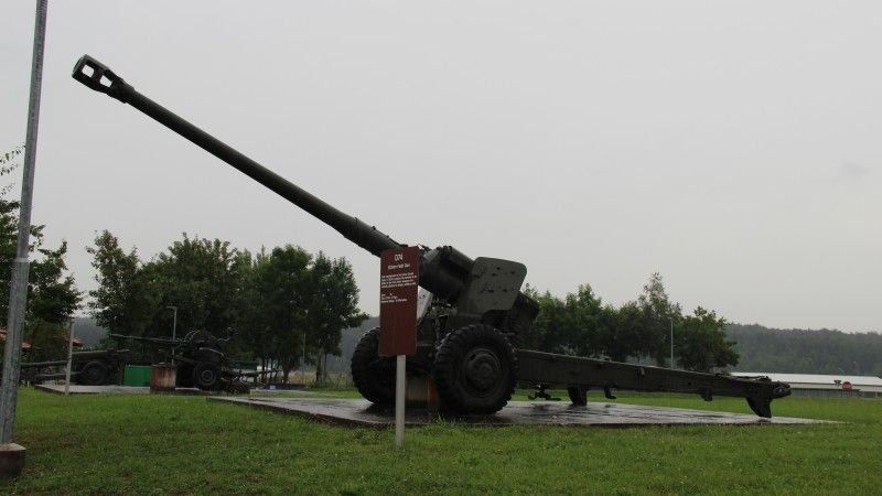 Radziecka armata polowa D-74 kal. 122 mm.