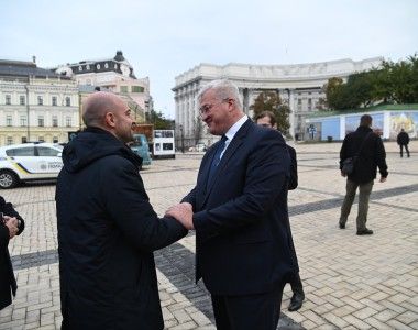 Spotkanie szefów MSZ Francji i Ukrainy.