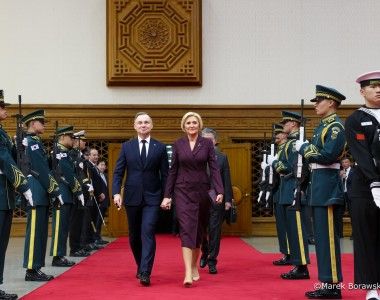 Prezydent Polski, prezydent Andrzej Duda, Agata Kornhauser-Duda, Korea Południowa, wizyta zagraniczna