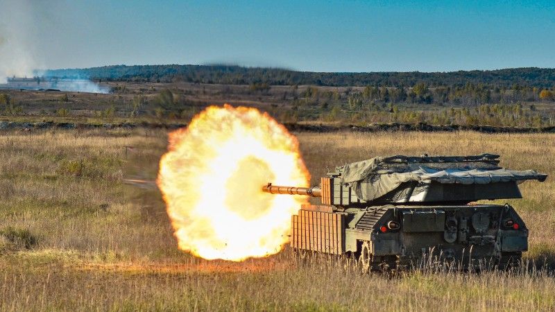 Leopard 1A5DK należący do 5. Brygady Pancernej.