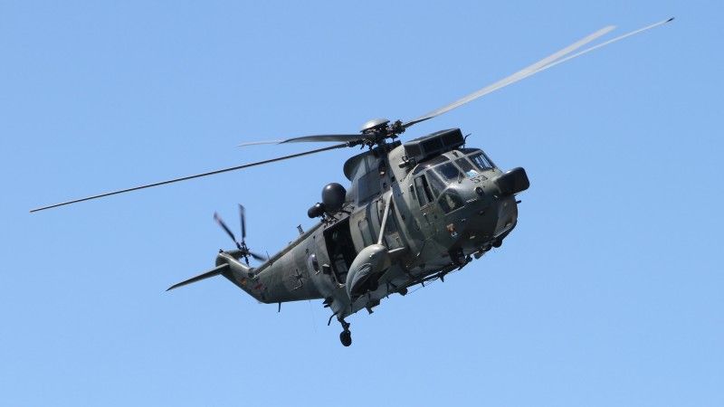 Śmigłowiec Sea King, tutaj jeszcze w niemieckich barwach