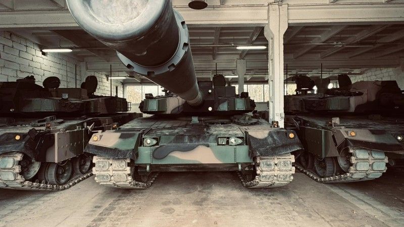 Czołgi K2GF Black Panther w Centrum Szkolenia Wojsk Lądowych w Poznaniu.
