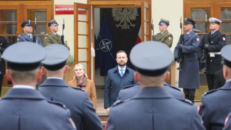 Ministrowie obrony Czech Jana Černochová i Polski Władysław Kosiniak-Kamysz