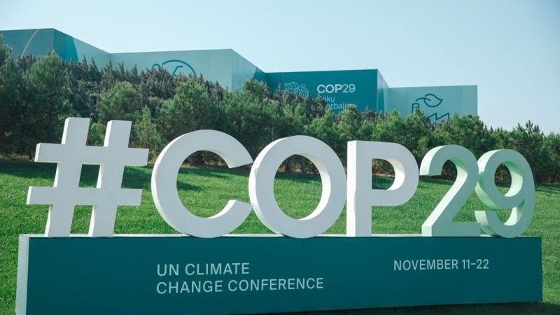 napis: #cop29 UN Climate Change Conference November 11-22