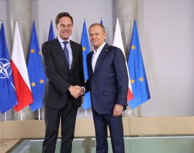 Premier RP, Donald Tusk, premier Donald Tusk, Sekretarz Generalny NATO, Mark Rutte